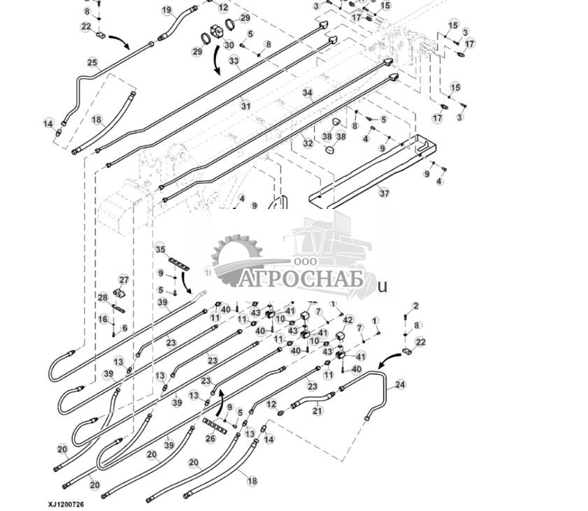 Oil Lines, Extension Boom, CF711 - ST774524 227.jpg